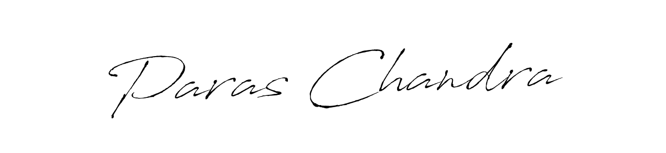 Make a beautiful signature design for name Paras Chandra. With this signature (Antro_Vectra) style, you can create a handwritten signature for free. Paras Chandra signature style 6 images and pictures png