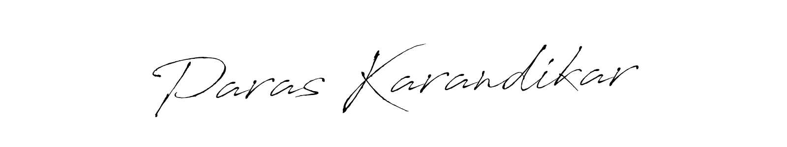 Antro_Vectra is a professional signature style that is perfect for those who want to add a touch of class to their signature. It is also a great choice for those who want to make their signature more unique. Get Paras Karandikar name to fancy signature for free. Paras Karandikar signature style 6 images and pictures png