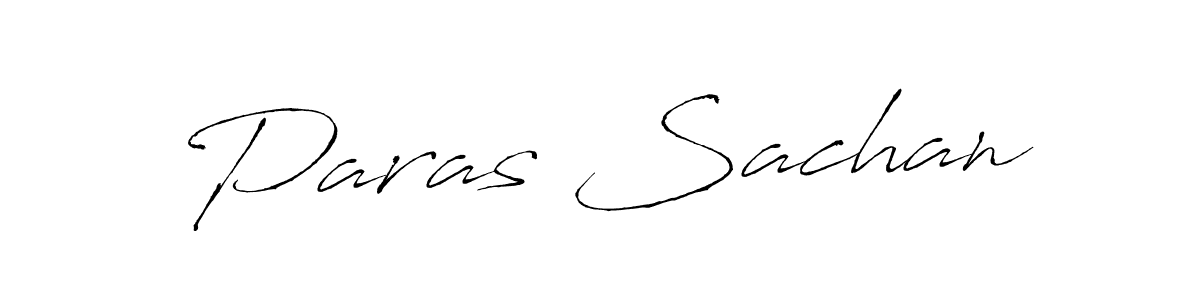 How to make Paras Sachan signature? Antro_Vectra is a professional autograph style. Create handwritten signature for Paras Sachan name. Paras Sachan signature style 6 images and pictures png