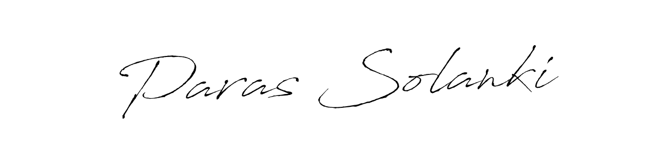 Also we have Paras Solanki name is the best signature style. Create professional handwritten signature collection using Antro_Vectra autograph style. Paras Solanki signature style 6 images and pictures png