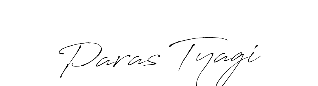 Use a signature maker to create a handwritten signature online. With this signature software, you can design (Antro_Vectra) your own signature for name Paras Tyagi. Paras Tyagi signature style 6 images and pictures png