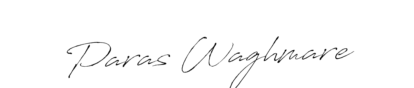 Use a signature maker to create a handwritten signature online. With this signature software, you can design (Antro_Vectra) your own signature for name Paras Waghmare. Paras Waghmare signature style 6 images and pictures png