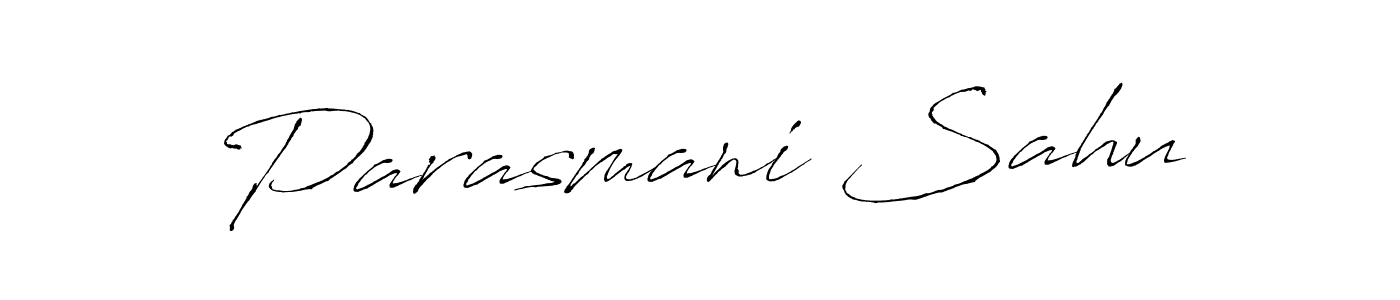 Parasmani Sahu stylish signature style. Best Handwritten Sign (Antro_Vectra) for my name. Handwritten Signature Collection Ideas for my name Parasmani Sahu. Parasmani Sahu signature style 6 images and pictures png