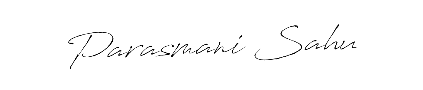 Parasmani Sahu stylish signature style. Best Handwritten Sign (Antro_Vectra) for my name. Handwritten Signature Collection Ideas for my name Parasmani Sahu. Parasmani Sahu signature style 6 images and pictures png