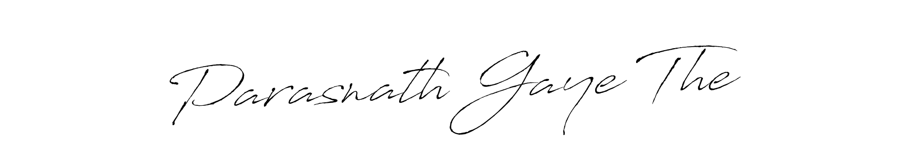 Create a beautiful signature design for name Parasnath Gaye The. With this signature (Antro_Vectra) fonts, you can make a handwritten signature for free. Parasnath Gaye The signature style 6 images and pictures png