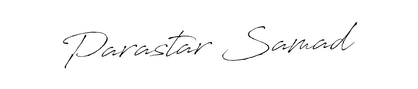 Use a signature maker to create a handwritten signature online. With this signature software, you can design (Antro_Vectra) your own signature for name Parastar Samad. Parastar Samad signature style 6 images and pictures png