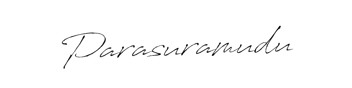 How to make Parasuramudu signature? Antro_Vectra is a professional autograph style. Create handwritten signature for Parasuramudu name. Parasuramudu signature style 6 images and pictures png