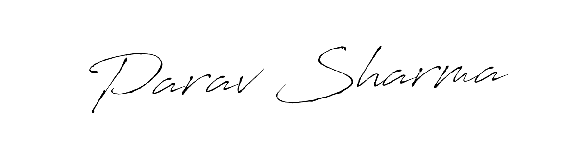 Also You can easily find your signature by using the search form. We will create Parav Sharma name handwritten signature images for you free of cost using Antro_Vectra sign style. Parav Sharma signature style 6 images and pictures png
