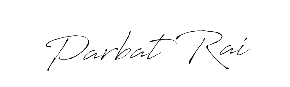 Make a beautiful signature design for name Parbat Rai. With this signature (Antro_Vectra) style, you can create a handwritten signature for free. Parbat Rai signature style 6 images and pictures png