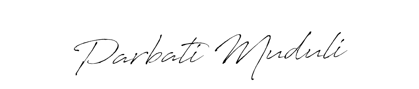 Also You can easily find your signature by using the search form. We will create Parbati Muduli name handwritten signature images for you free of cost using Antro_Vectra sign style. Parbati Muduli signature style 6 images and pictures png