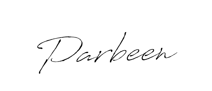 How to make Parbeen signature? Antro_Vectra is a professional autograph style. Create handwritten signature for Parbeen name. Parbeen signature style 6 images and pictures png