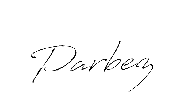 How to make Parbez name signature. Use Antro_Vectra style for creating short signs online. This is the latest handwritten sign. Parbez signature style 6 images and pictures png