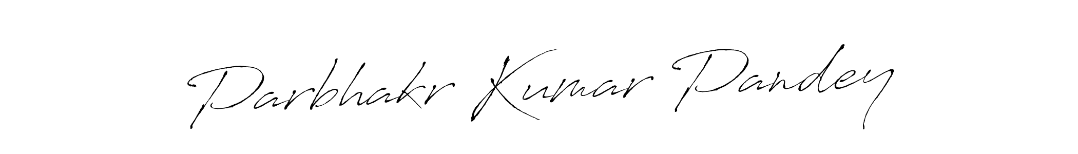 The best way (Antro_Vectra) to make a short signature is to pick only two or three words in your name. The name Parbhakr Kumar Pandey include a total of six letters. For converting this name. Parbhakr Kumar Pandey signature style 6 images and pictures png