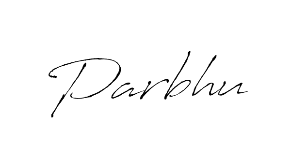 How to make Parbhu signature? Antro_Vectra is a professional autograph style. Create handwritten signature for Parbhu name. Parbhu signature style 6 images and pictures png