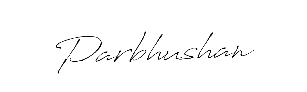 How to make Parbhushan signature? Antro_Vectra is a professional autograph style. Create handwritten signature for Parbhushan name. Parbhushan signature style 6 images and pictures png