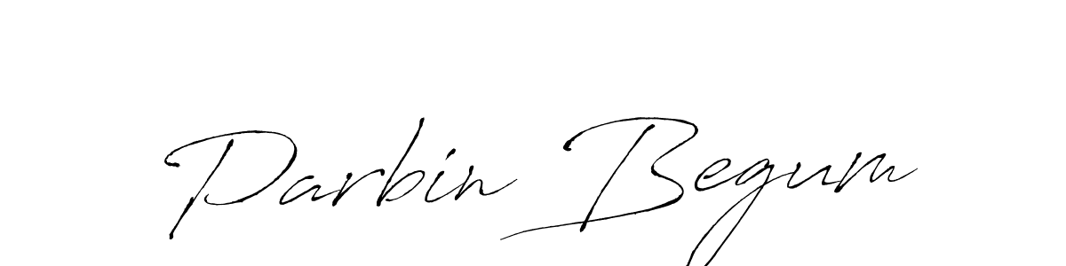 Make a beautiful signature design for name Parbin Begum. Use this online signature maker to create a handwritten signature for free. Parbin Begum signature style 6 images and pictures png
