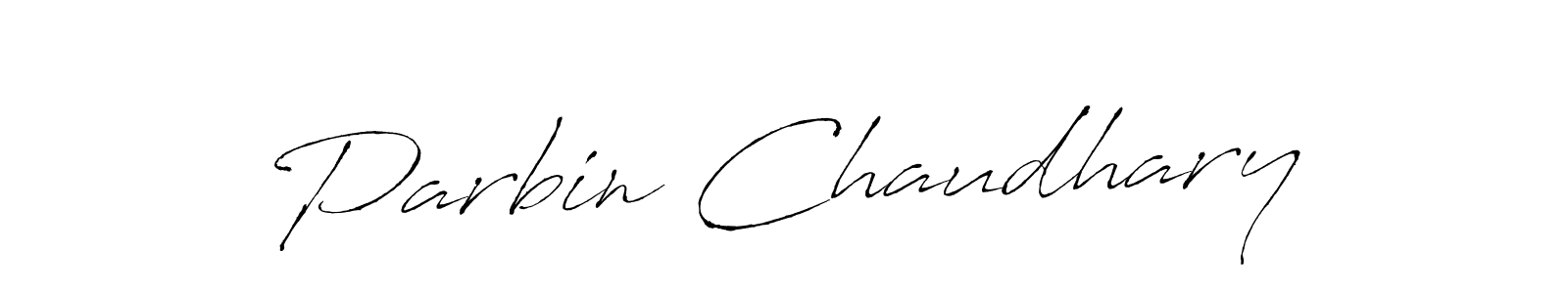 How to make Parbin Chaudhary signature? Antro_Vectra is a professional autograph style. Create handwritten signature for Parbin Chaudhary name. Parbin Chaudhary signature style 6 images and pictures png