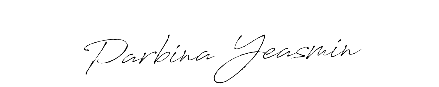 Antro_Vectra is a professional signature style that is perfect for those who want to add a touch of class to their signature. It is also a great choice for those who want to make their signature more unique. Get Parbina Yeasmin name to fancy signature for free. Parbina Yeasmin signature style 6 images and pictures png