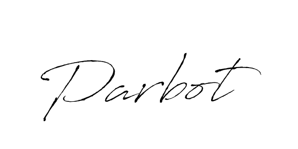 Design your own signature with our free online signature maker. With this signature software, you can create a handwritten (Antro_Vectra) signature for name Parbot. Parbot signature style 6 images and pictures png