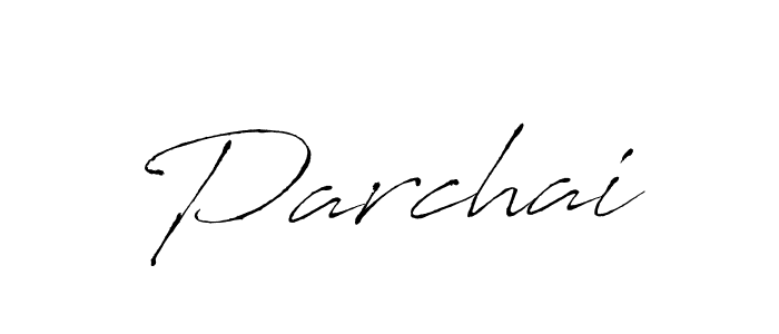 Design your own signature with our free online signature maker. With this signature software, you can create a handwritten (Antro_Vectra) signature for name Parchai. Parchai signature style 6 images and pictures png