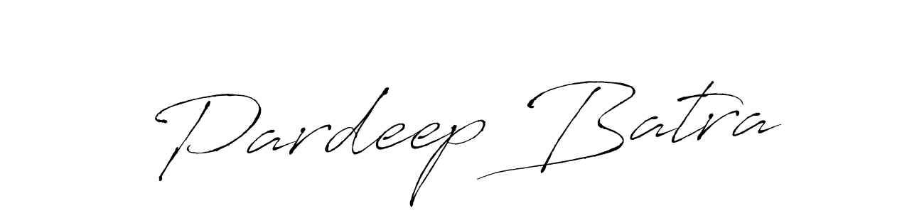 Make a beautiful signature design for name Pardeep Batra. With this signature (Antro_Vectra) style, you can create a handwritten signature for free. Pardeep Batra signature style 6 images and pictures png