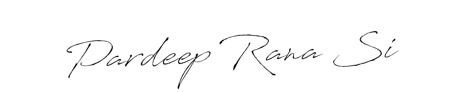 Also we have Pardeep Rana Si name is the best signature style. Create professional handwritten signature collection using Antro_Vectra autograph style. Pardeep Rana Si signature style 6 images and pictures png