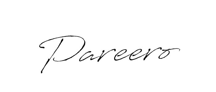 Make a beautiful signature design for name Pareero. With this signature (Antro_Vectra) style, you can create a handwritten signature for free. Pareero signature style 6 images and pictures png