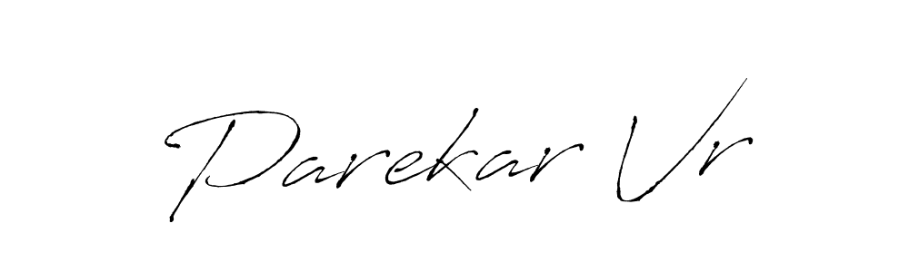 Use a signature maker to create a handwritten signature online. With this signature software, you can design (Antro_Vectra) your own signature for name Parekar Vr. Parekar Vr signature style 6 images and pictures png