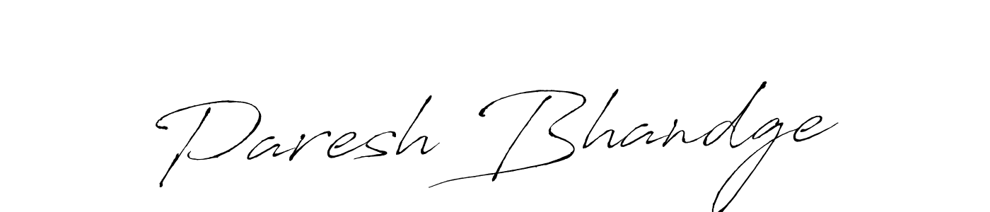 Also we have Paresh Bhandge name is the best signature style. Create professional handwritten signature collection using Antro_Vectra autograph style. Paresh Bhandge signature style 6 images and pictures png