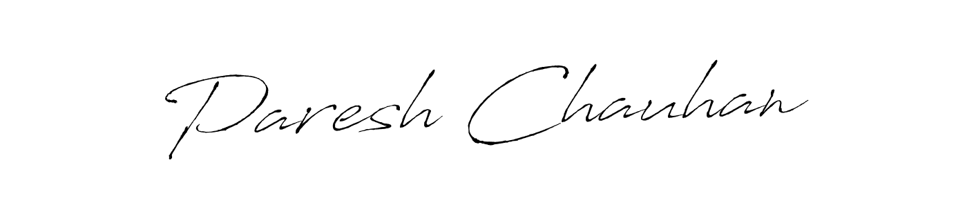 How to make Paresh Chauhan signature? Antro_Vectra is a professional autograph style. Create handwritten signature for Paresh Chauhan name. Paresh Chauhan signature style 6 images and pictures png