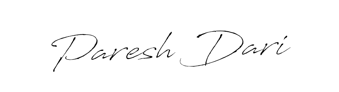 Also we have Paresh Dari name is the best signature style. Create professional handwritten signature collection using Antro_Vectra autograph style. Paresh Dari signature style 6 images and pictures png