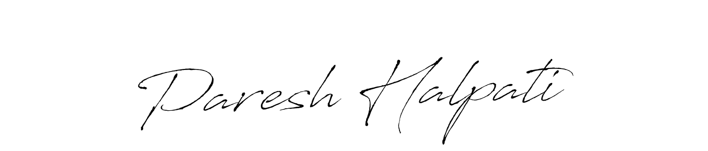 Make a beautiful signature design for name Paresh Halpati. With this signature (Antro_Vectra) style, you can create a handwritten signature for free. Paresh Halpati signature style 6 images and pictures png