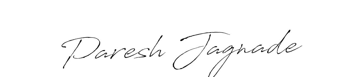 Use a signature maker to create a handwritten signature online. With this signature software, you can design (Antro_Vectra) your own signature for name Paresh Jagnade. Paresh Jagnade signature style 6 images and pictures png