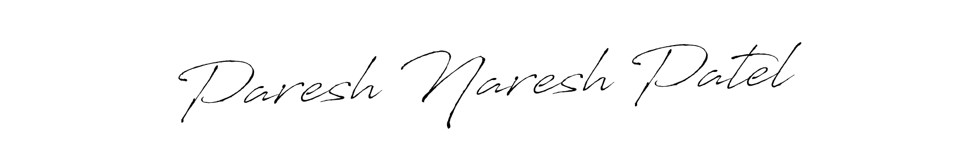 Paresh Naresh Patel stylish signature style. Best Handwritten Sign (Antro_Vectra) for my name. Handwritten Signature Collection Ideas for my name Paresh Naresh Patel. Paresh Naresh Patel signature style 6 images and pictures png