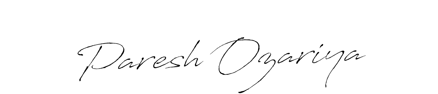Make a beautiful signature design for name Paresh Ozariya. Use this online signature maker to create a handwritten signature for free. Paresh Ozariya signature style 6 images and pictures png