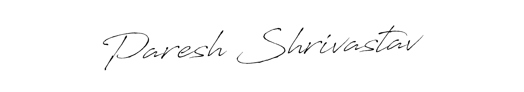 Make a beautiful signature design for name Paresh Shrivastav. With this signature (Antro_Vectra) style, you can create a handwritten signature for free. Paresh Shrivastav signature style 6 images and pictures png