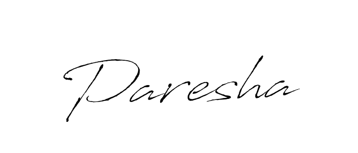 Paresha stylish signature style. Best Handwritten Sign (Antro_Vectra) for my name. Handwritten Signature Collection Ideas for my name Paresha. Paresha signature style 6 images and pictures png