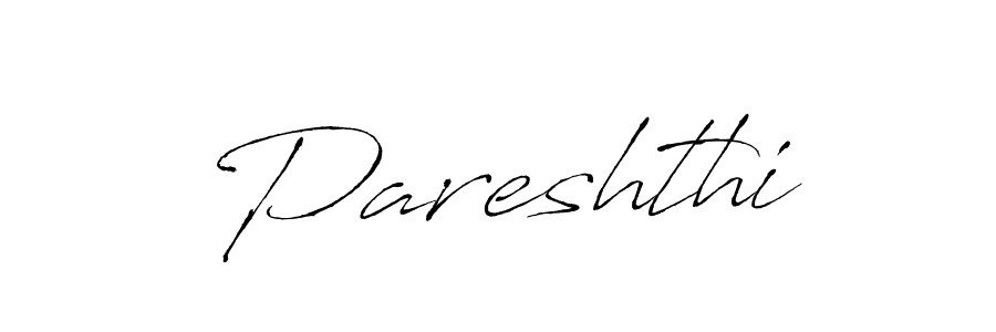 Design your own signature with our free online signature maker. With this signature software, you can create a handwritten (Antro_Vectra) signature for name Pareshthi. Pareshthi signature style 6 images and pictures png