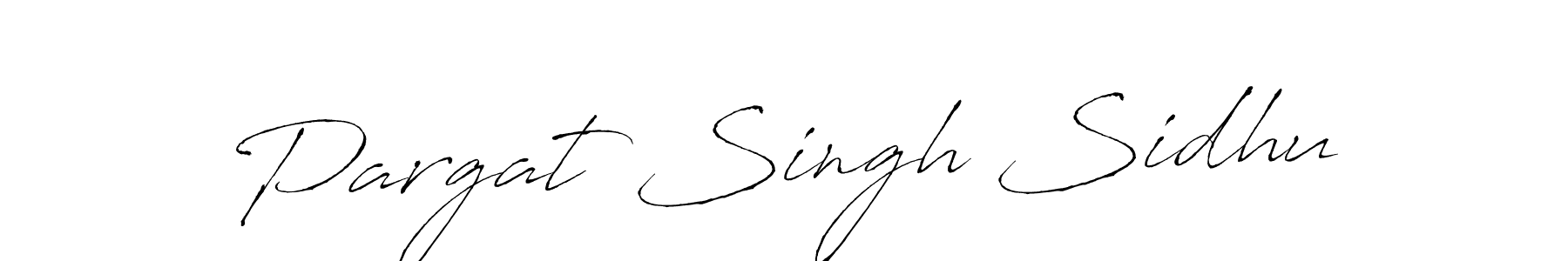 Make a beautiful signature design for name Pargat Singh Sidhu. With this signature (Antro_Vectra) style, you can create a handwritten signature for free. Pargat Singh Sidhu signature style 6 images and pictures png