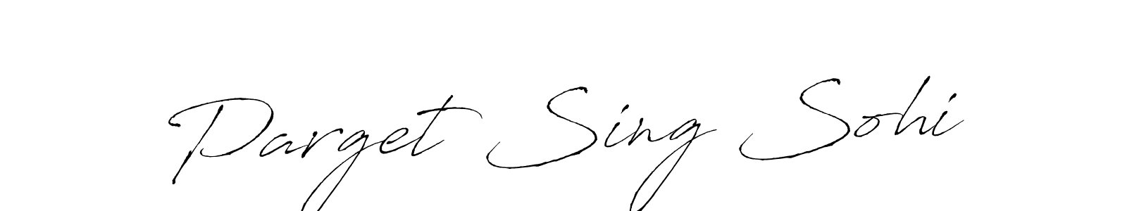You can use this online signature creator to create a handwritten signature for the name Parget Sing Sohi. This is the best online autograph maker. Parget Sing Sohi signature style 6 images and pictures png