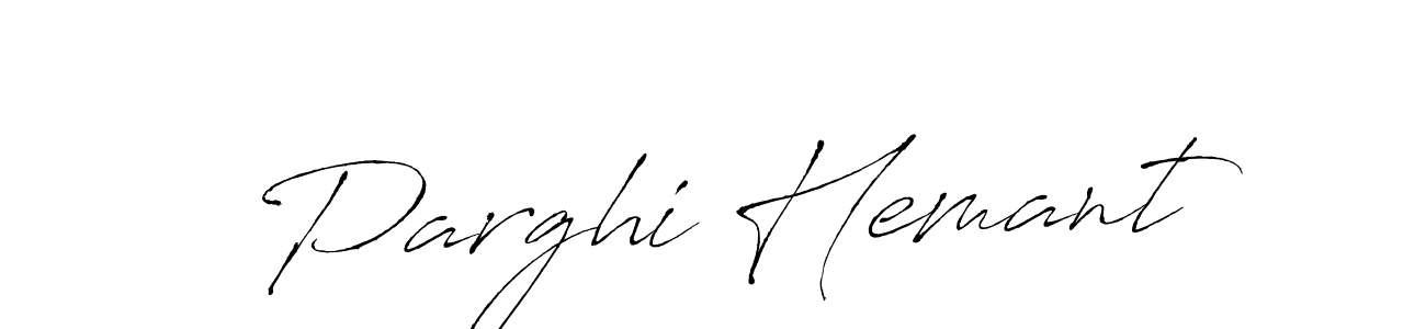 You should practise on your own different ways (Antro_Vectra) to write your name (Parghi Hemant) in signature. don't let someone else do it for you. Parghi Hemant signature style 6 images and pictures png