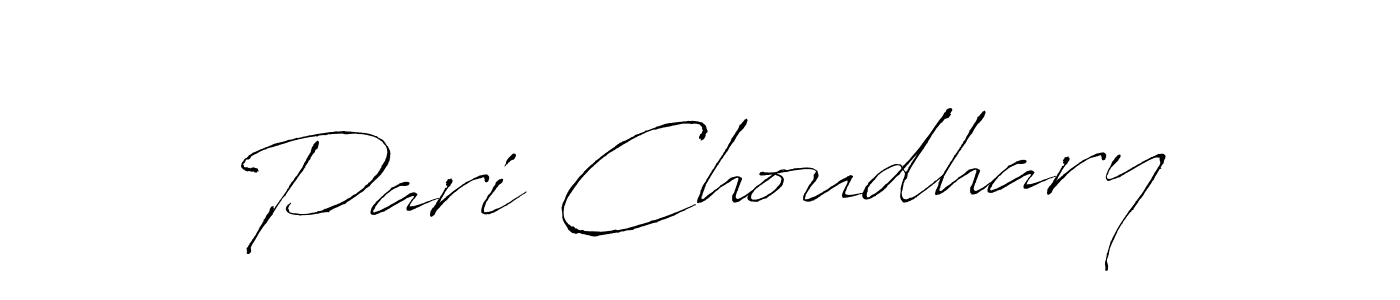 Also You can easily find your signature by using the search form. We will create Pari Choudhary name handwritten signature images for you free of cost using Antro_Vectra sign style. Pari Choudhary signature style 6 images and pictures png