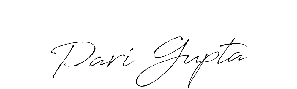 How to make Pari Gupta signature? Antro_Vectra is a professional autograph style. Create handwritten signature for Pari Gupta name. Pari Gupta signature style 6 images and pictures png