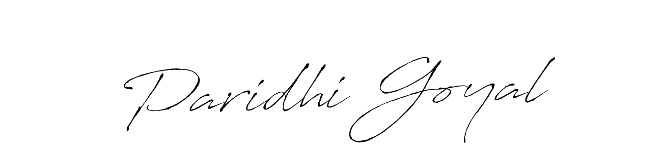 Also we have Paridhi Goyal name is the best signature style. Create professional handwritten signature collection using Antro_Vectra autograph style. Paridhi Goyal signature style 6 images and pictures png