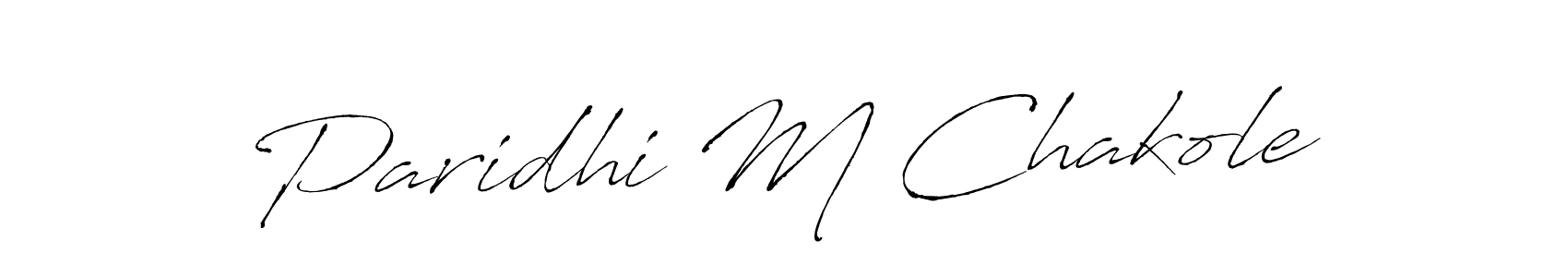 This is the best signature style for the Paridhi M Chakole name. Also you like these signature font (Antro_Vectra). Mix name signature. Paridhi M Chakole signature style 6 images and pictures png