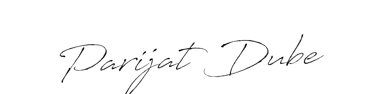 This is the best signature style for the Parijat Dube name. Also you like these signature font (Antro_Vectra). Mix name signature. Parijat Dube signature style 6 images and pictures png