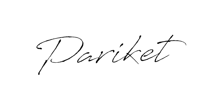 Use a signature maker to create a handwritten signature online. With this signature software, you can design (Antro_Vectra) your own signature for name Pariket. Pariket signature style 6 images and pictures png