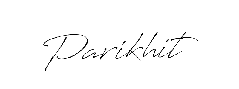 Design your own signature with our free online signature maker. With this signature software, you can create a handwritten (Antro_Vectra) signature for name Parikhit. Parikhit signature style 6 images and pictures png