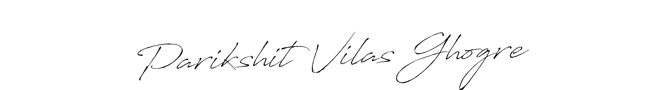 Parikshit Vilas Ghogre stylish signature style. Best Handwritten Sign (Antro_Vectra) for my name. Handwritten Signature Collection Ideas for my name Parikshit Vilas Ghogre. Parikshit Vilas Ghogre signature style 6 images and pictures png