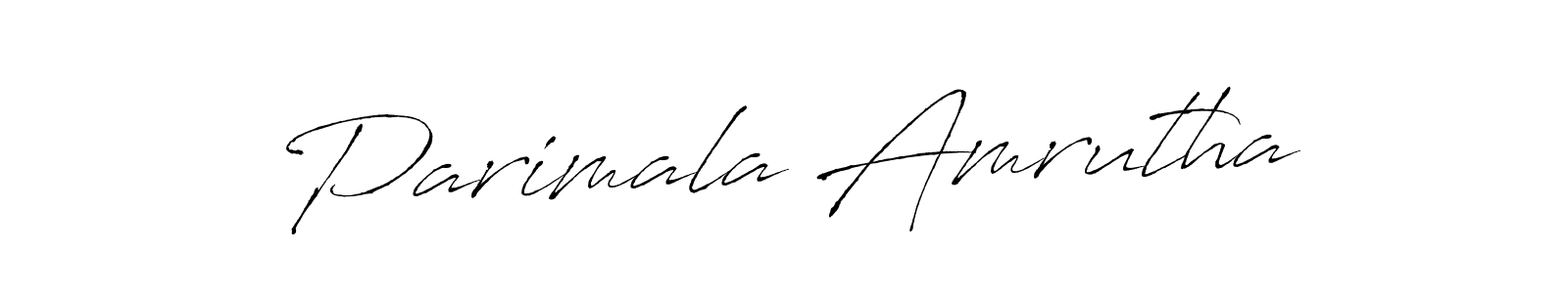 Make a beautiful signature design for name Parimala Amrutha. With this signature (Antro_Vectra) style, you can create a handwritten signature for free. Parimala Amrutha signature style 6 images and pictures png